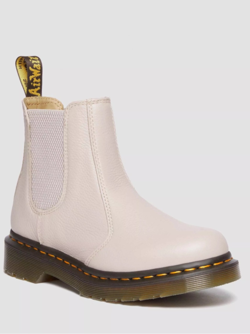 Dr. Martens 2976 Virginia Leather Chelsea Boots Vintage Taupe Women's Size 8